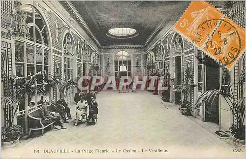 Ansichtskarte AK Deauville La Plage Fleurie Le Casino Le Vestibule