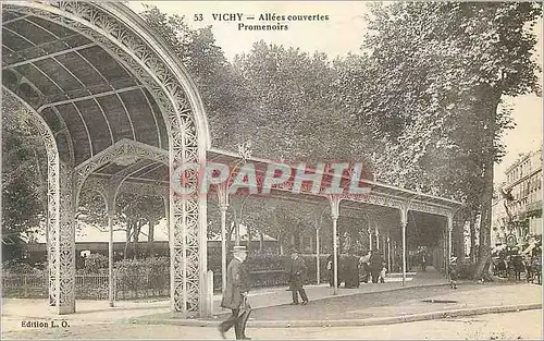 Ansichtskarte AK Vichy Allees Couvertes Promenoirs