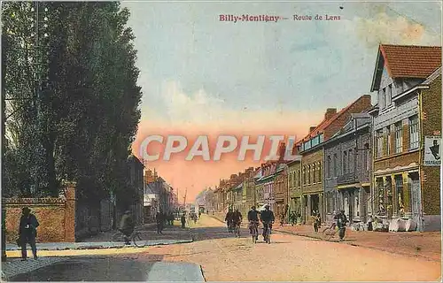 Cartes postales Billy Montigny Route de Lens