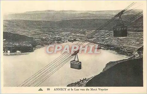 Cartes postales Annecy et le Lac vus du Mont Veyrier