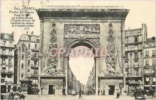 Cartes postales Paris Porte St Denis