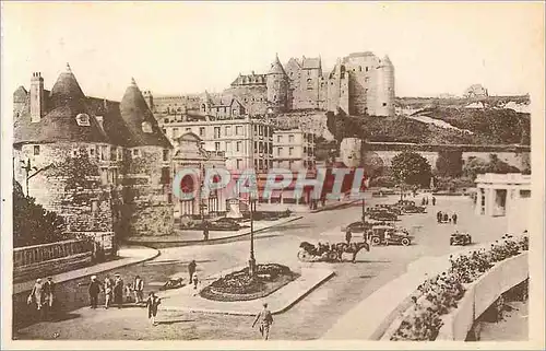 Ansichtskarte AK Dieppe Les Tourelles LE Theatre et le Chateau