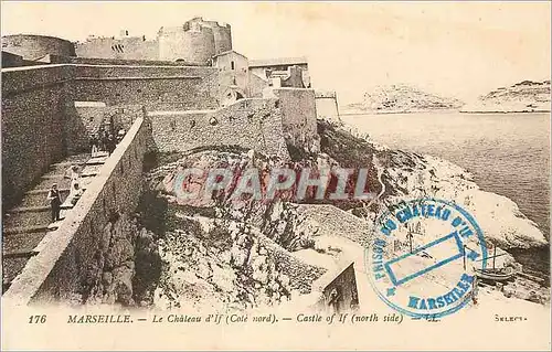 Cartes postales Marseille Chateau d'If (Cote Nord)