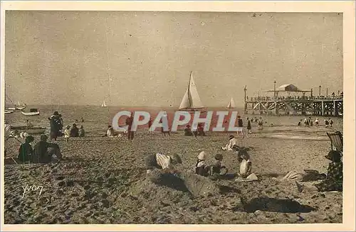 Cartes postales Les Charmes de la Corte d'Argent Mer et Foret La Douce France Arachon La Plage a l'Heure du Bain