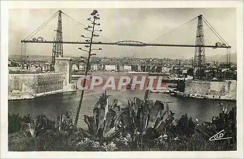 Cartes postales moderne Marseille Pont Transbordeur (51 m Hauteur)