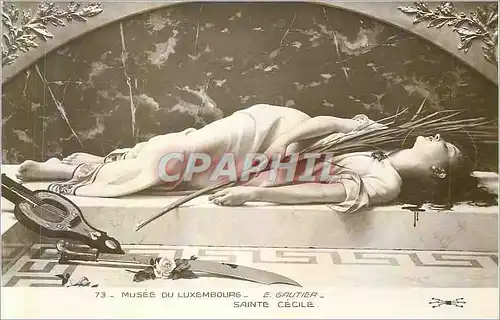 Cartes postales Musee du Luxembourg Sainte Cecile