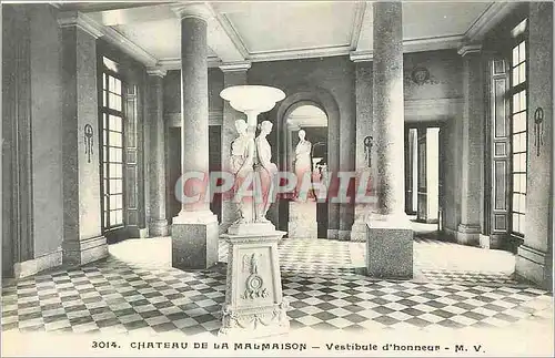 Cartes postales Chateau de la Malmaison Vestibule d'Honneur