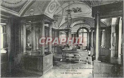 Cartes postales Chateau de la Malmaison (Rueil) La Bibliotheque