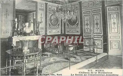 Cartes postales Rueil Chateau de la Malmaison Le Salon de l'Imperatrice Josephine