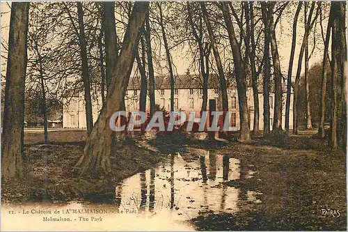 Cartes postales Chateau de la Malmaison Le Parc