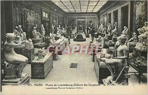 Cartes postales Paris Musee du Luxembourg (Galerie des Sculptures)