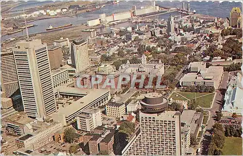 Moderne Karte Vue Aerienne de Quebec