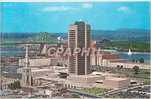 Moderne Karte Montreal Quebec Maison de Radio Canada