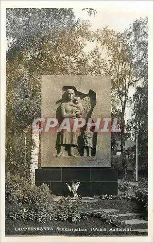 Cartes postales moderne Lappeenranta Sankaripatsas (Waino Aaltonen)