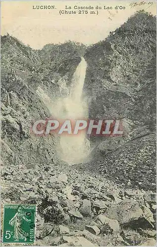 Ansichtskarte AK Luchon La Cascade du Lac d'Oo (Chute 275 m)