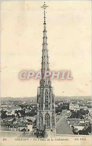 Cartes postales Orleans La Fleche de la Cathedrale