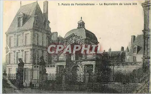 Ansichtskarte AK Palais de Fontainebleau Le Baptistere de Louis XIII