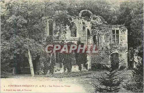 Ansichtskarte AK Fontenay Tresigny (S et M) Les Ruines du Vivier