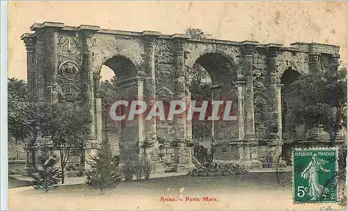 Cartes postales Reims Porte Mars
