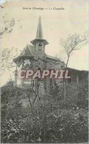 Cartes postales Serie de l'Ermitage Chapelle