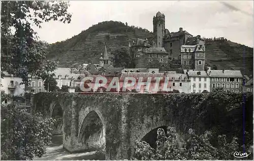 Moderne Karte Estaing (Aveyron) Le Pont et le Chateau