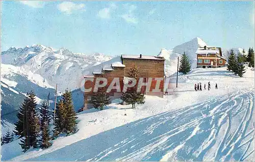 Moderne Karte Morzine (Haute Savoie) alt 1000 m Le Pleney (alt 1636 m)