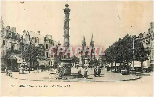 Cartes postales Moulins La Place d'Allier