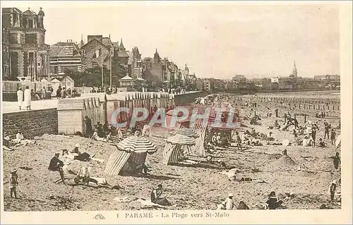 Ansichtskarte AK Parame La Plage vers St Malo