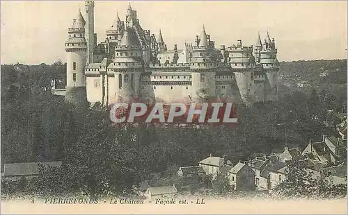 Cartes postales Pierrefonds Le Chateau Facade Est