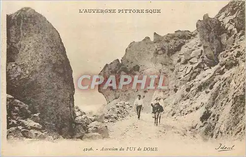 Cartes postales L'Auvergne Pittoresque Ascension du Puy de Dome