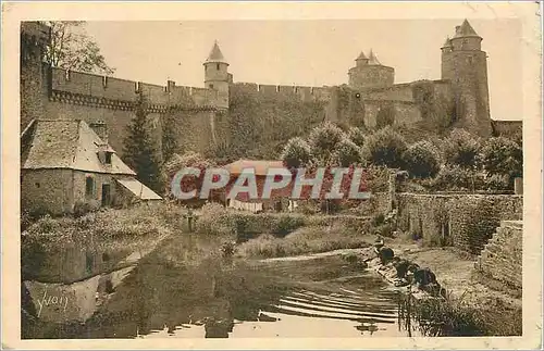 Cartes postales Fougeres (Ille et Vilaine) Bretagne La Douce France Tours du Guet de Melusine et du Gobelin Lava