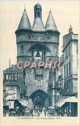 Cartes postales Bordeaux La Grosse Cloche