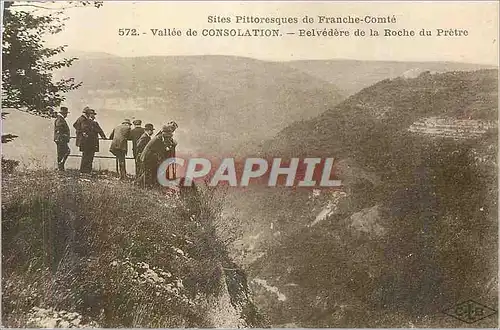 Ansichtskarte AK Vallee de Consolation Sites Pittoresque de Franche Comte Belvedere de la Roche du Pretre