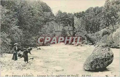 Ansichtskarte AK Environs d'Annecy Lovagny Le Fier et l'Entree des Gorges