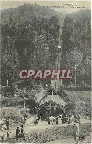 Ansichtskarte AK L'Auvergne La Bourboule Le Funiculaire