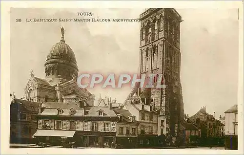 Ansichtskarte AK Tours La Basilique Saint Martin (Laloux Architecte)