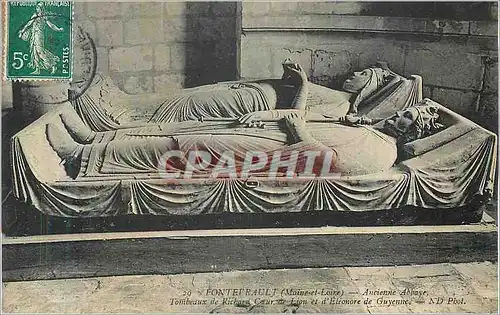 Ansichtskarte AK Fontevrault (Maine et Loire) Ancienne Abbaye Tombeaux de Richard Coeur de Lion