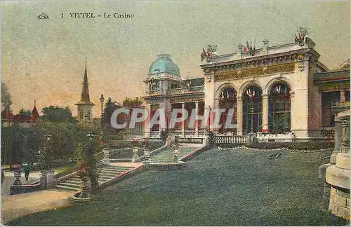 Cartes postales Vittel le Casino