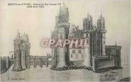 Ansichtskarte AK Mehun sur Yevre Chateau du Roy Charles VII (Cote de la Ville)