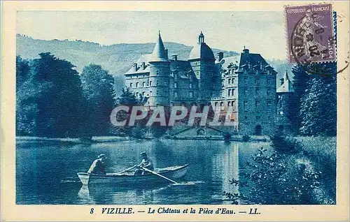 Cartes postales Vizille Le Chateau et la Piece d'Eau