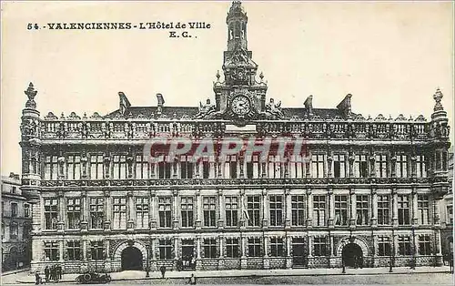 Cartes postales Valenciennes l'Hotel de Ville