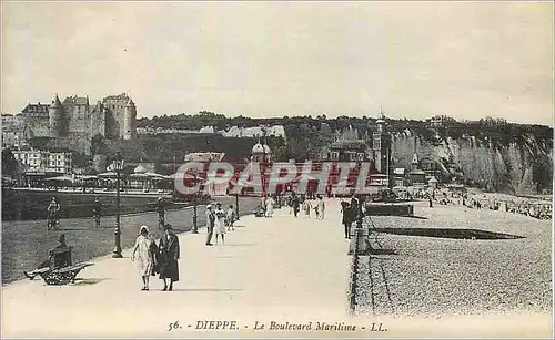 Cartes postales Dieppe Le Boulevard Maritime