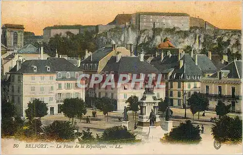 Cartes postales Belfort La Place de la Republique