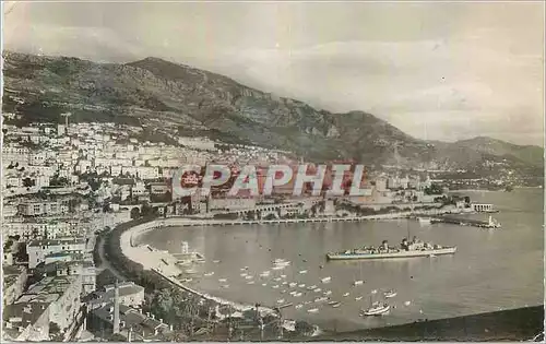 Cartes postales moderne Monaco Monte Carlo Vue Generale et Interieur du Port Bateau