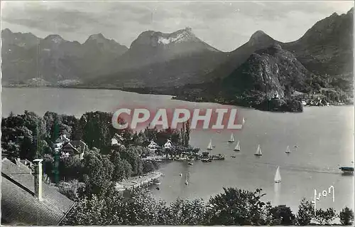 Cartes postales moderne Lac d'Annecy (Hte Savoie) Vue Generale sur Talloires Le Lac et le Massif des Beauges