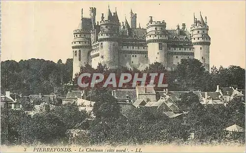 Ansichtskarte AK Pierrefonds Le Chateau (Cote Nord)