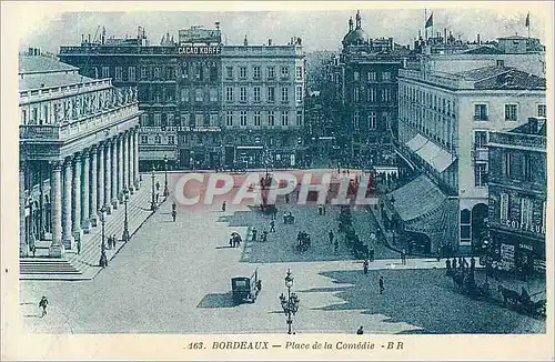 Cartes postales Bordeaux Place de la Comedie