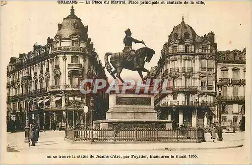 Cartes postales Orleans La Place du Mortroi Place Principale et Centrale de la Ville