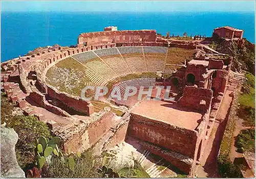 Cartes postales moderne Taormina Theatre Grec Parterre