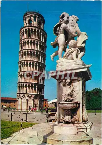 Moderne Karte Pisa Tour Penchee